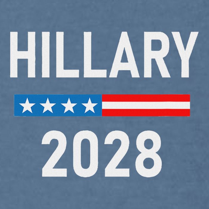 Hillary Clinton For President Hillary Clinton 2028 Garment-Dyed Sweatshirt