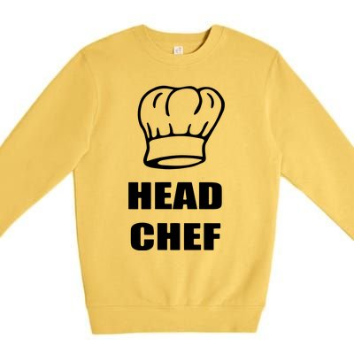 Head Chef Father Mother Son Daughter Family Matching Premium Crewneck Sweatshirt