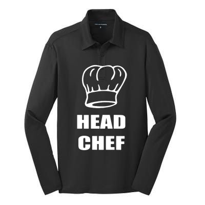 Head Chef Father Mother Son Daughter Family Matching Silk Touch Performance Long Sleeve Polo