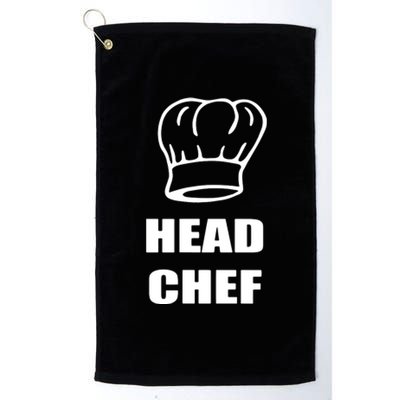 Head Chef Father Mother Son Daughter Family Matching Platinum Collection Golf Towel