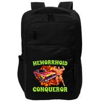 Hemorrhoid Conqueror Funny Meme Dank Weird Joke Women Impact Tech Backpack