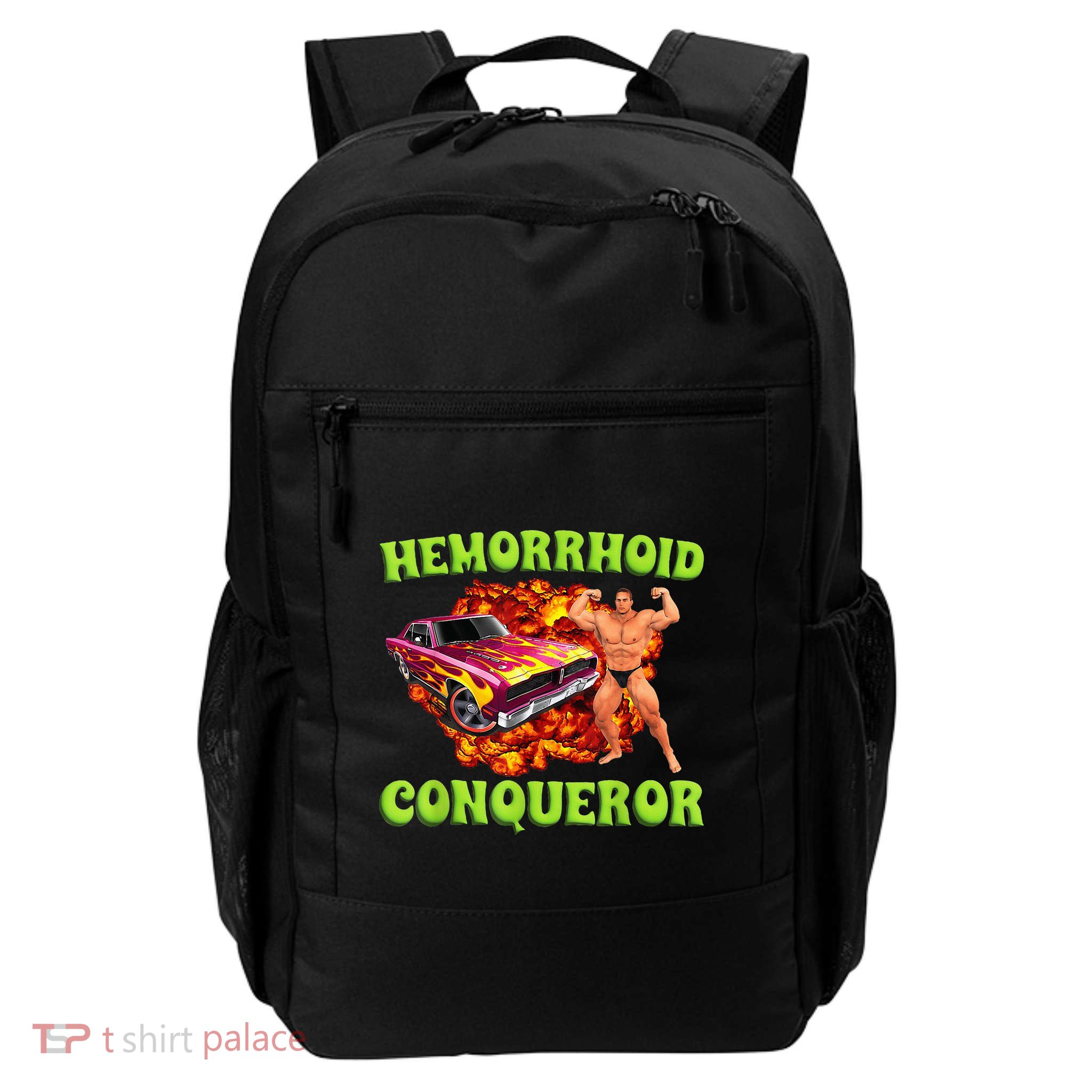 Hemorrhoid Conqueror Funny Meme Dank Weird Joke Women Backpack