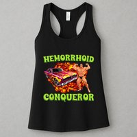 Hemorrhoid Conqueror Funny Meme Dank Weird Joke Women Womens Tank Top
