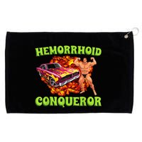 Hemorrhoid Conqueror Funny Meme Dank Weird Joke Women Grommeted Golf Towel