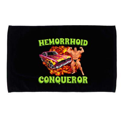 Hemorrhoid Conqueror Funny Meme Dank Weird Joke Women Microfiber Hand Towel