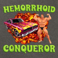 Hemorrhoid Conqueror Funny Meme Dank Weird Joke Women Cotton Canvas Backpack