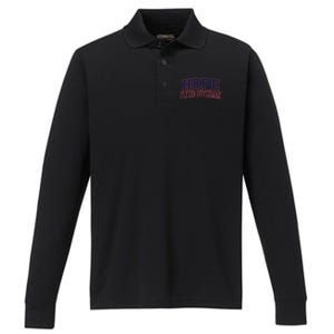 Hope College Flying Dutchman Performance Long Sleeve Polo