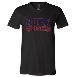 Hope College Flying Dutchman V-Neck T-Shirt