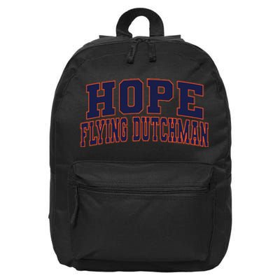 Hope College Flying Dutchman 16 in Basic Backpack