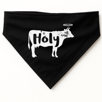 Holy Cow Funny Dairy Farmer Midwest Pride USA-Made Doggie Bandana