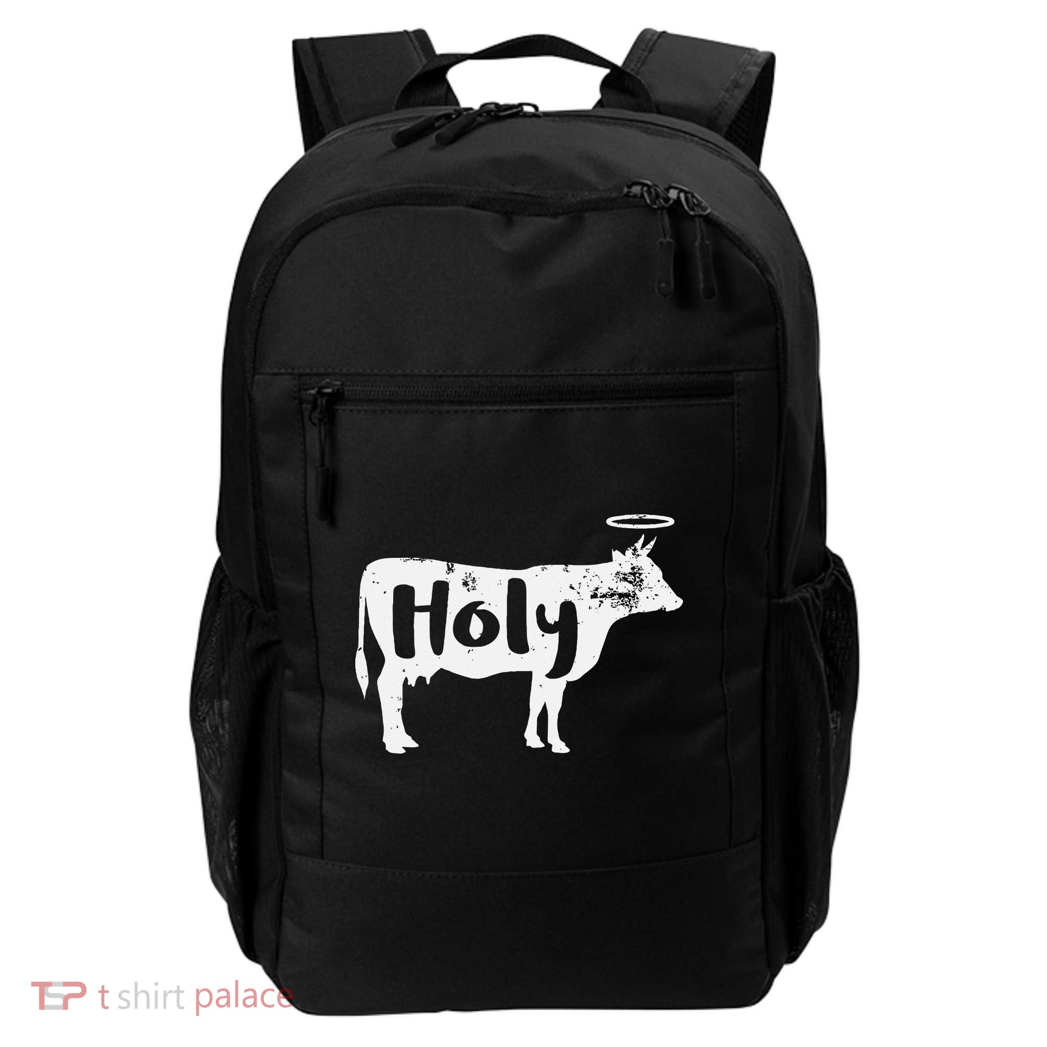 Holy Cow Funny Dairy Farmer Midwest Pride Backpack
