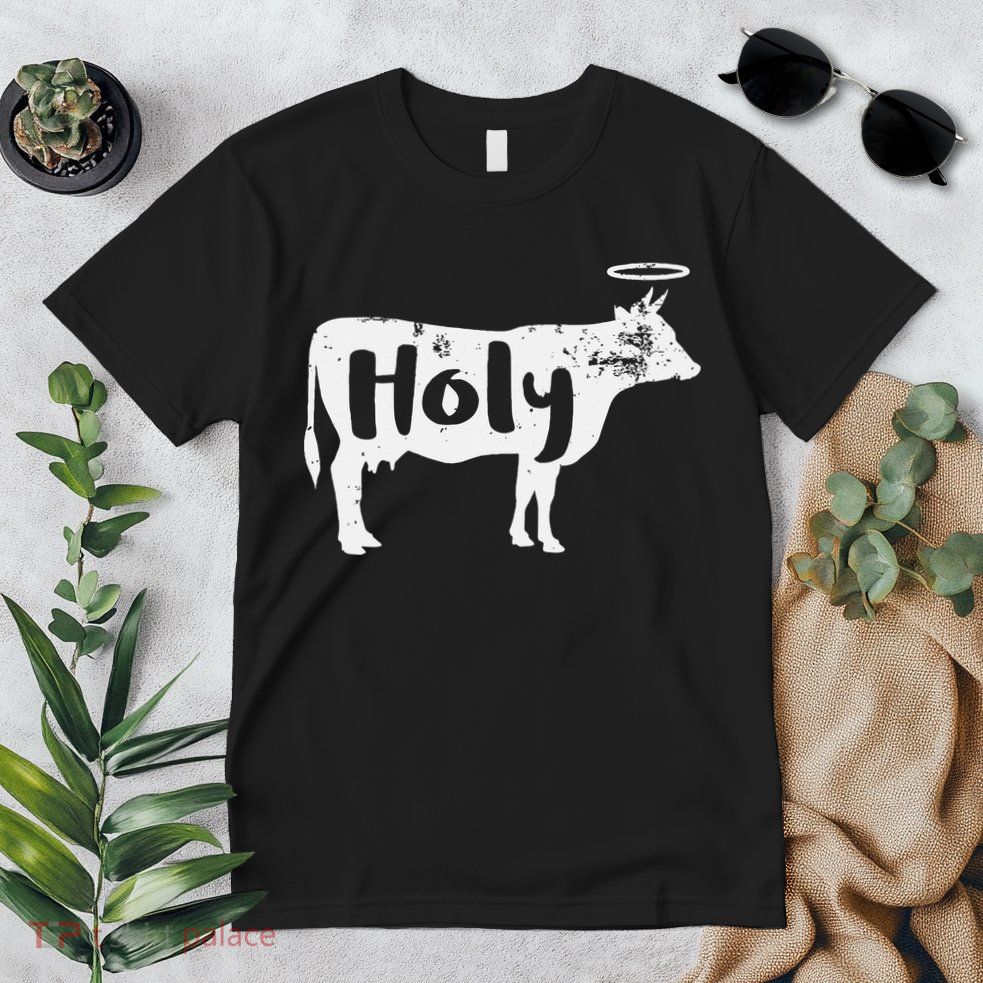 Holy Cow Funny Dairy Farmer Midwest Pride Premium T-Shirt