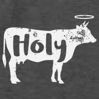 Holy Cow Funny Dairy Farmer Midwest Pride Vector Backpack