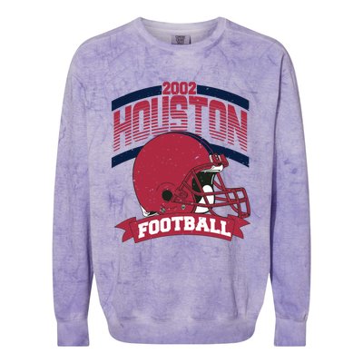 Houston Cougar Football Team Supporter Colorblast Crewneck Sweatshirt