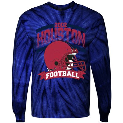 Houston Cougar Football Team Supporter Tie-Dye Long Sleeve Shirt