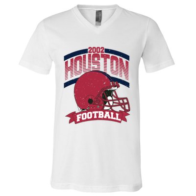 Houston Cougar Football Team Supporter V-Neck T-Shirt