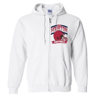 Houston Cougar Football Team Supporter Full Zip Hoodie