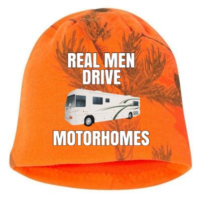 Happy Camper Funny Rver Rving Real Drive Motorhomes Gift Great Gift Kati - Camo Knit Beanie