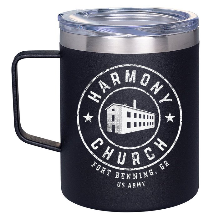 Harmony Church Fort Benning GA 12oz Stainless Steel Coffee Mug