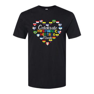 Hispanic Countries Flags Celebrate Hispanic Heritage Month Softstyle CVC T-Shirt