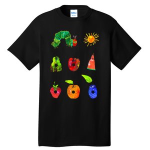 Hungry Caterpillar Funny Book Lover Tall T-Shirt