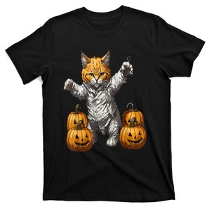 Halloween Cats Funny Cat Halloween T-Shirt