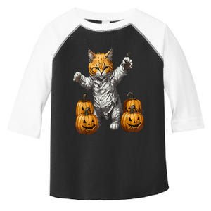 Halloween Cats Funny Cat Halloween Toddler Fine Jersey T-Shirt