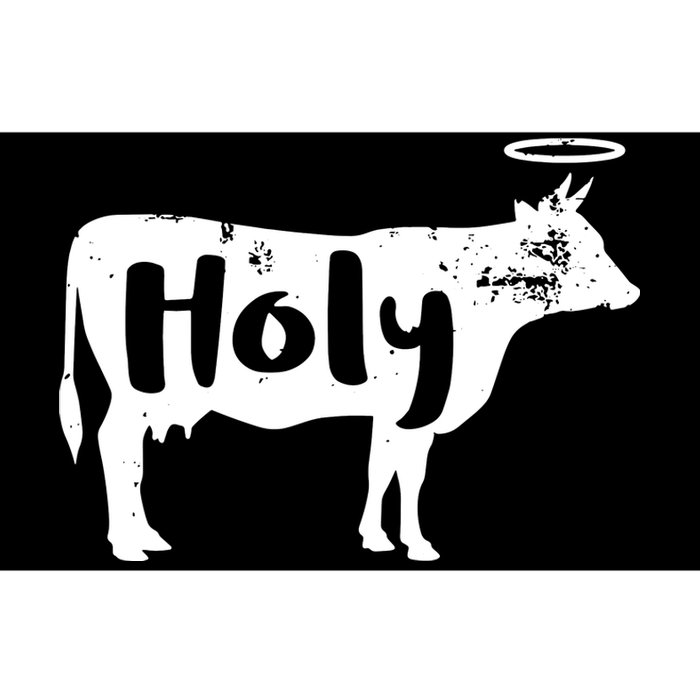 Holy Cow Funny Dairy Farmer Midwest Pride Bumper Sticker