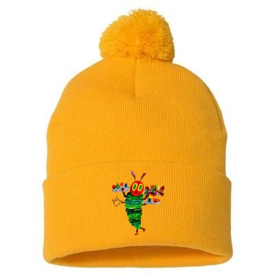 Hungry Caterpillar Funny Reading Book Pom Pom 12in Knit Beanie