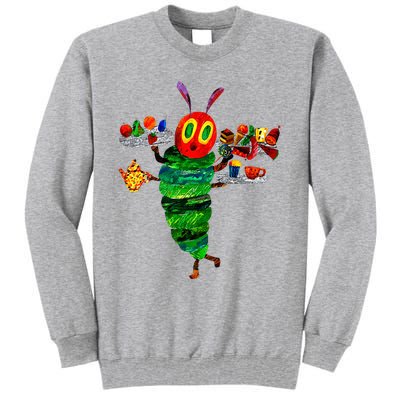 Hungry Caterpillar Funny Reading Book Tall Sweatshirt