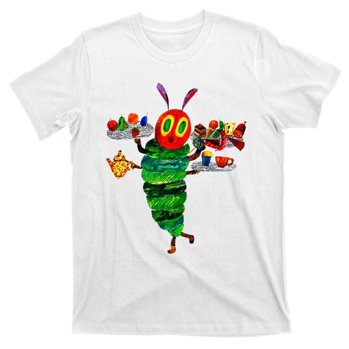 Hungry Caterpillar Funny Reading Book T-Shirt