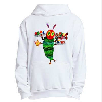 Hungry Caterpillar Funny Reading Book Urban Pullover Hoodie