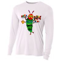 Hungry Caterpillar Funny Reading Book Cooling Performance Long Sleeve Crew