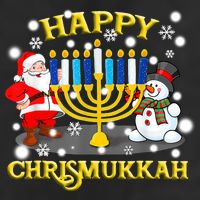 Happy Chrismukkah Funny Hanukkah Christmas Jewish Holiday Adult Drive Performance Visor