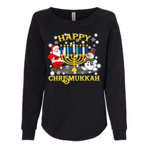 Happy Chrismukkah Funny Hanukkah Christmas Jewish Holiday Womens California Wash Sweatshirt