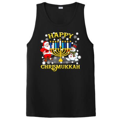 Happy Chrismukkah Funny Hanukkah Christmas Jewish Holiday PosiCharge Competitor Tank