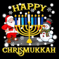 Happy Chrismukkah Funny Hanukkah Christmas Jewish Holiday Wool Snapback Cap