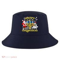 Happy Chrismukkah Funny Hanukkah Christmas Jewish Holiday Cool Comfort Performance Bucket Hat