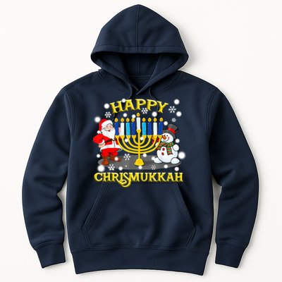 Happy Chrismukkah Funny Hanukkah Christmas Jewish Holiday Hoodie
