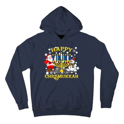 Happy Chrismukkah Funny Hanukkah Christmas Jewish Holiday Hoodie