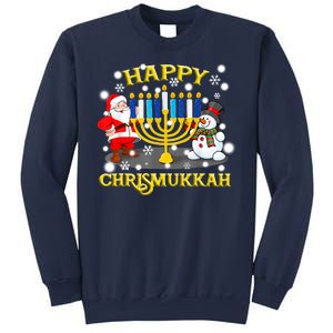 Happy Chrismukkah Funny Hanukkah Christmas Jewish Holiday Sweatshirt