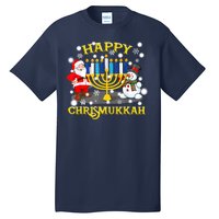 Happy Chrismukkah Funny Hanukkah Christmas Jewish Holiday Tall T-Shirt