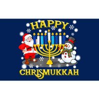 Happy Chrismukkah Funny Hanukkah Christmas Jewish Holiday Bumper Sticker