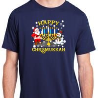 Happy Chrismukkah Funny Hanukkah Christmas Jewish Holiday Adult ChromaSoft Performance T-Shirt