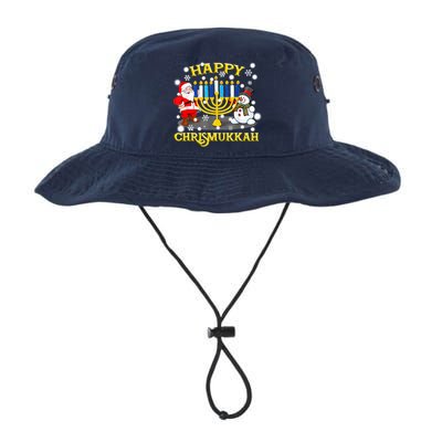 Happy Chrismukkah Funny Hanukkah Christmas Jewish Holiday Bucket Hat