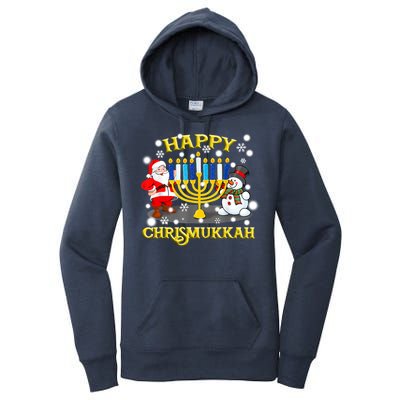 Happy Chrismukkah Funny Hanukkah Christmas Jewish Holiday Women's Pullover Hoodie