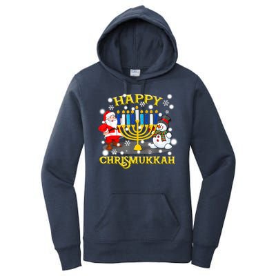 Happy Chrismukkah Funny Hanukkah Christmas Jewish Holiday Women's Pullover Hoodie