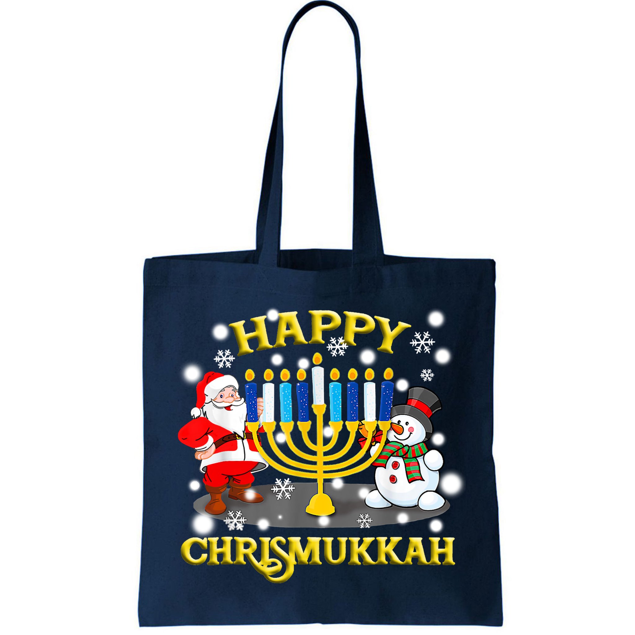 Happy Chrismukkah Funny Hanukkah Christmas Jewish Holiday Bag