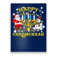 Happy Chrismukkah Funny Hanukkah Christmas Jewish Holiday Poster