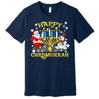 Happy Chrismukkah Funny Hanukkah Christmas Jewish Holiday Premium T-Shirt